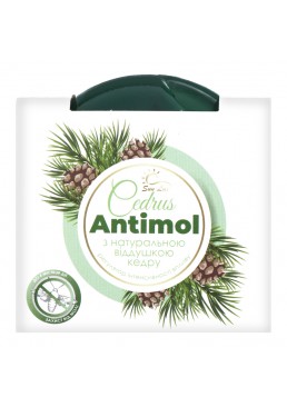Средство от моли для кухни Antimol Cedrus Sun Lux c ароматом кедра, 20 г