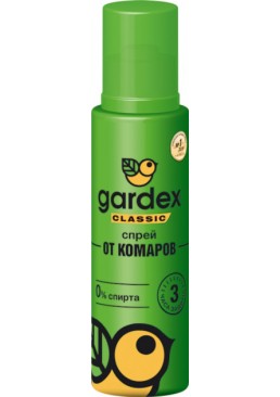 Спрей от комаров Gardex Classic, 100 мл 