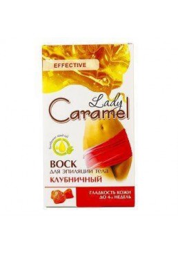 Воск для эпиляции тела клубничный Lady Caramel 16шт