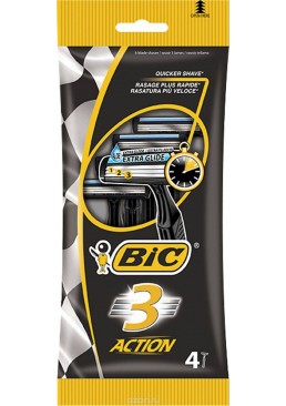 Набор одноразовых станков для бритья BiC Action 3, 4 шт