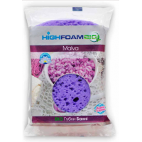Губка банная HighFoam Malva с массажной поверхностью, 1 шт
