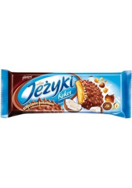 Печенье Golpana Jeżyki Kokos с кокосом и сгущеным молоком, 140 г
