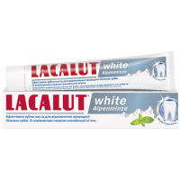 Зубная паста Lacalut White Альпийская мята 75 мл 