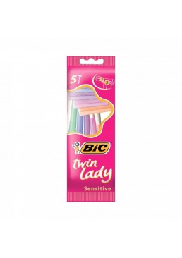 Набор бритв одноразовых BIC Twin Lady, 5 шт 