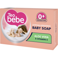 Мило дитяче Teo bebe з екстрактом Алое + вітамін Е, 75 г