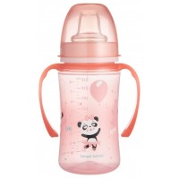 Кружка-непроливайка EasyStart Canpol babies Рожеві звірята (c 6 місяців), 240 мл