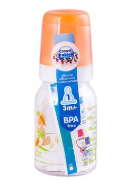Бутылочка поилка Canpol babies Веселые зверушки (с 3 месяцев), 120 мл