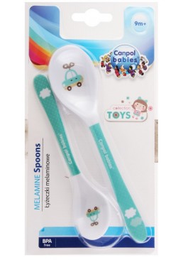 Набір ложок Canpol babies Toys для хлопчика (з 9 місяців), 2 шт