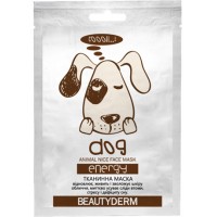 Тканинна маска для обличчя BeautyDerm Animal Dog Energy Відновлююча, 25 мл