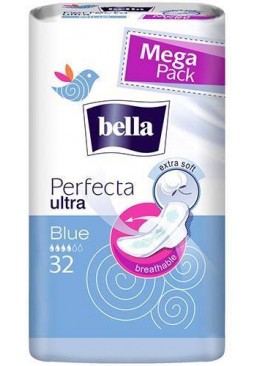 Гігієнічні прокладки Bella Perfecta Ultra Blue, 32 шт