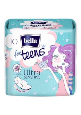 Гігієнічні прокладки Bella for Teens: Ultra Sensitive 10 шт (4 каплі)