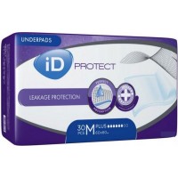 Одноразові пелюшки гігієнічні вбираючі iD Expert Protect Plus, 30 шт (60x60 см)
