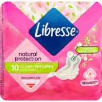 Гігієнічні прокладки Libresse Ultra Normal Aloe Vera & Camomile 4 краплі, 10 шт