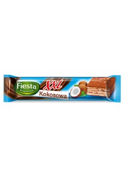 Вафли Fiesta XXL с кокосовой начинкой, 50 г
