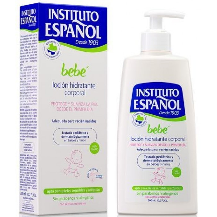 Лосьйон для тіла для новонароджених Instituto Espanol Bebe Baby Moisturizing Body Lotion, 300 мл - 