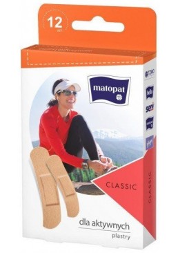 Пластир медичний Matopat Classic еластичний, 12 шт