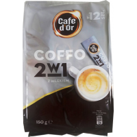 Кофе растворимый в стиках Coffo Cafe d'or с молоком, 150 г (12 стиков)