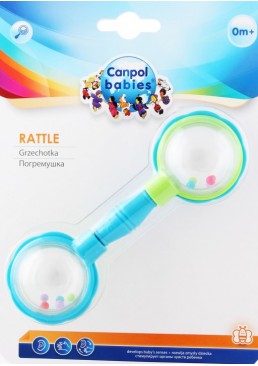 Брязкальце Canpol штанга блакитного кольору 0+, 1 шт