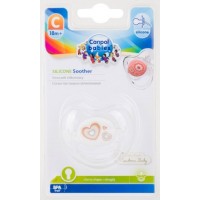Пустушка силіконова Canpol Babies Newborn baby кругла (з 18 місяців), 1 шт
