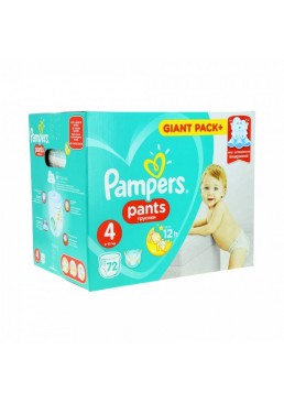 Подгузники-трусики Pampers Pants 4 (9-15 кг), 72 шт