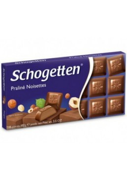 Шоколад Schogetten Praline Noiseettes Праліне Фундук, 100 г