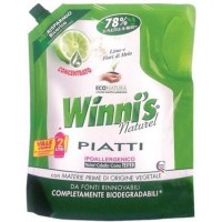 Средство для мытья посуды с ароматом лайма Winnis Piatti Lime Eco-Ricarica, 1 л