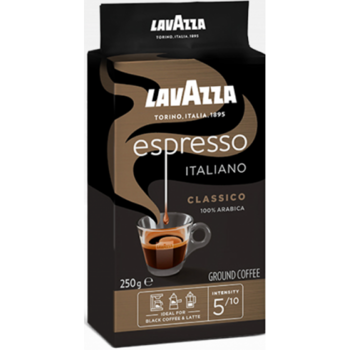 Кава LAVAZZA Espresso Italiano Classico мелена, 250 г - 