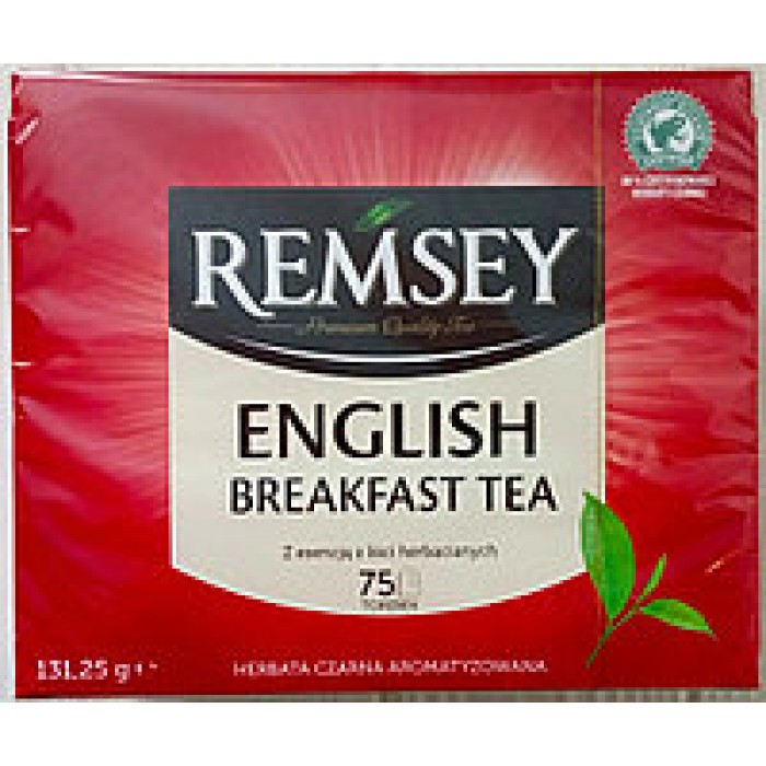Чай чорний Remsey English Breakfast Tea, 75 пакетиків - 