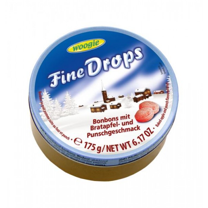 Леденцы Woogie Fine Drops со вкусом зимнего пунша, 200 г - 