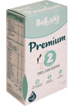 Суміш суха молочна для подальшого годування Беллакт Преміум 2 для дітей грудного віку, 400 г