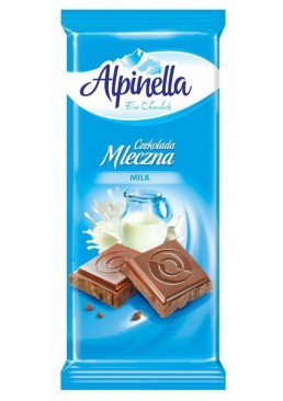 Шоколад Alpinella молочний 90 г