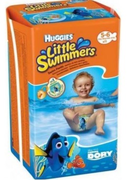 Подгузники для плавания Huggies Little Swimmers 5-6 (12-18 кг), 11 шт 