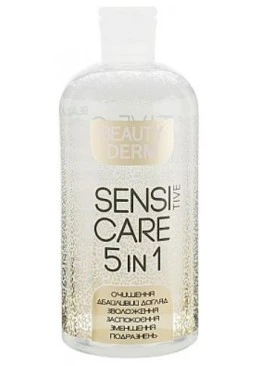 Мицеллярная вода Beauty Derm Sensitive Care 5 в 1 для чутливої шкіри, 500 мл