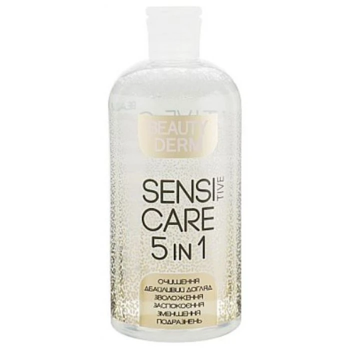 Мицеллярная вода Beauty Derm Sensitive Care 5 в 1 для чутливої шкіри, 500 мл - 