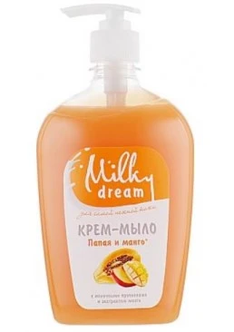 Жидкое крем-мыло Milky Dream Папайя и манго, 1 л