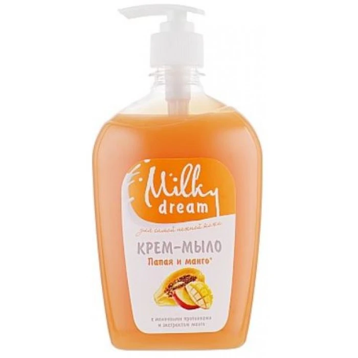 Жидкое крем-мыло Milky Dream Папайя и манго, 1 л - 