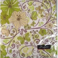 Серветки столові сервіровки Марго 3-х шарові, малюнок 6, 20 шт