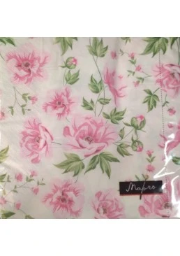 Серветки столові сервіровки Марго 3-х шарові, малюнок 7, 20 шт