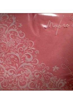 Серветки столові Марго 3-х шарові Рожеві, 20 шт