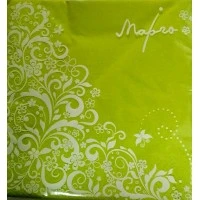 Салфетки столовые Марго 3-х слойные Салатовый, 20 шт