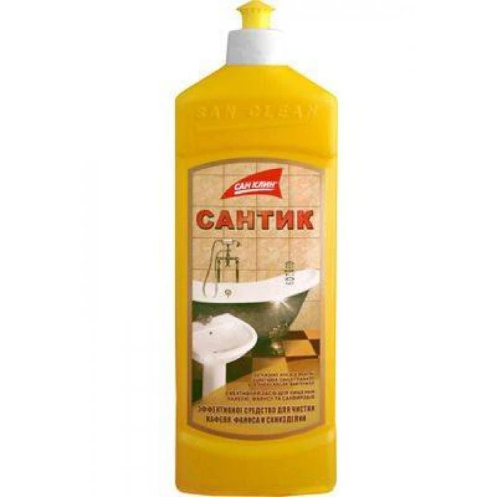 Для чищення кахлю, фаянсу, санізделія сантиков, 500 мл - 