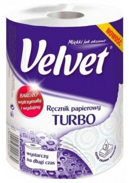 Рушники паперові 3 шари VELTIE Turbo, 300 відривів