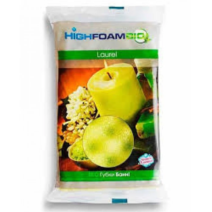 Губка банна High Foam Laurel массажная, 1 шт - 