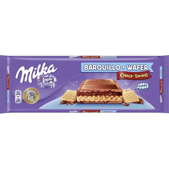 Шоколад Milka MAX Choco Wafer Молочный Шоколад Вафли, 300 г - 