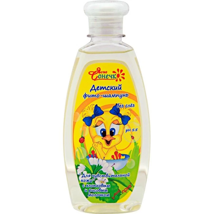Дитячий фіто-шампунь Ясне Сонечко для чутливої шкіри без сліз, 250 мл - 