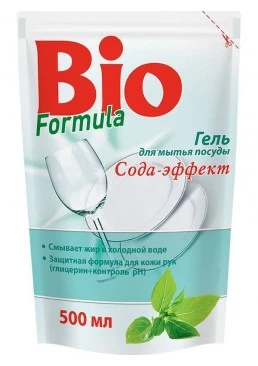 Гель для мытья посуды Bio Formula Сода-эффект, 500 мл