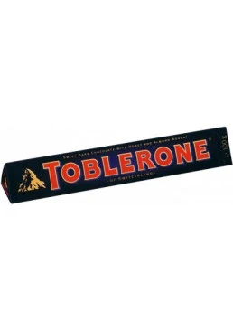 Шоколад Toblerone Dark Chocolane Almond Nougat Миндальная Нуга черный, 100 г
