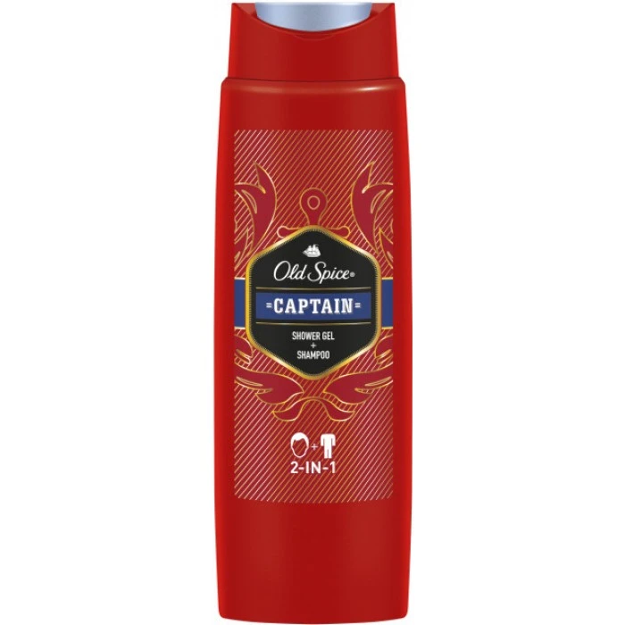 Гель для душа Old Spice 2 в 1 Captain, 250 мл - 