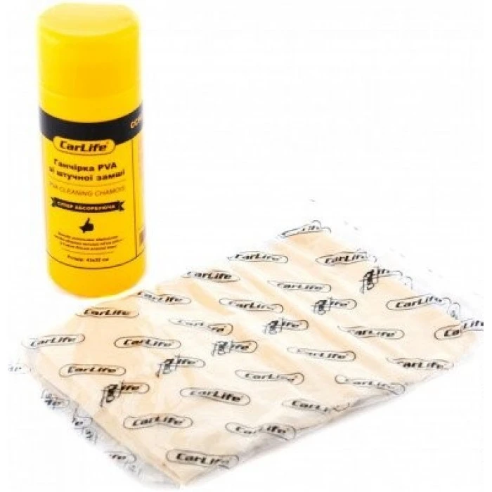 Салфетка для автомобиля Carlife влагопоглощающая PVA 42 x 32 см, 1 шт - 