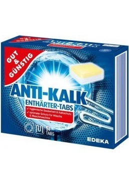 Таблетки для стиральных машин Gut & Gunstig Анти-кальк от накипи, 51 шт